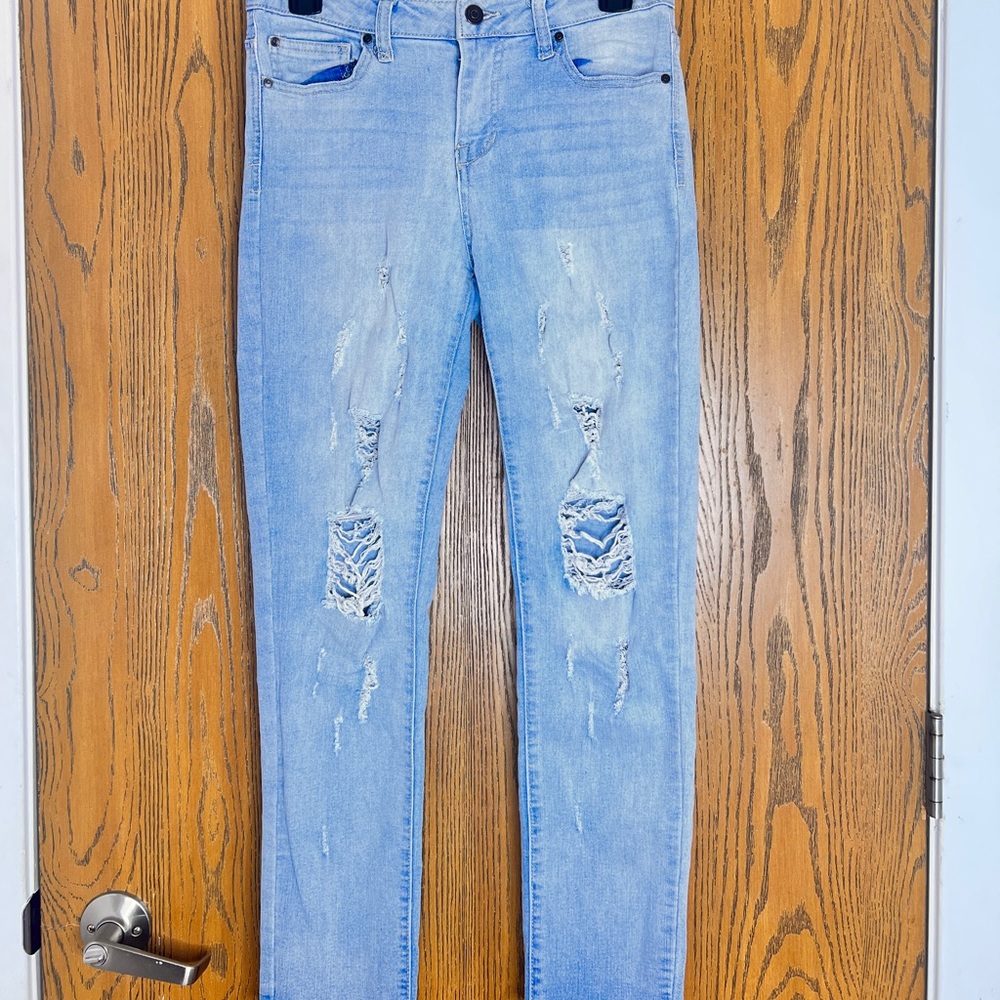 Light Wash Straight Jean